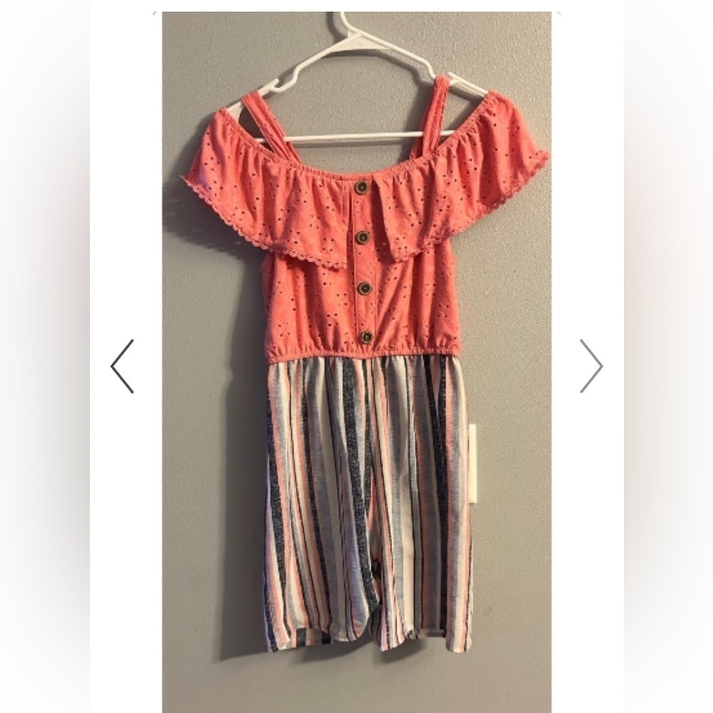 NWT Knitworks girls one piece romper T22